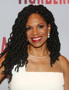 NEW YORK, NEW YORK - DECEMBER 08: Audra McDonald poses at the opening night of the play "Ohio State Murders" on Broadway at The James Earl Jones Theater on December 8, 2022 in New York City. (Photo by Bruce Glikas/WireImage)