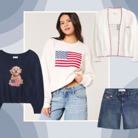 hollister, hollister americana collection, hollister american flag sweater 2025