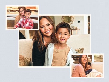 Chrissy Teigen and her son, Miles, who was diagnosed with Type 1 diabetes in 2024.