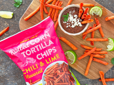 Trader Joe's Chili & Lime Flavored Rolled Corn Tortilla Chips